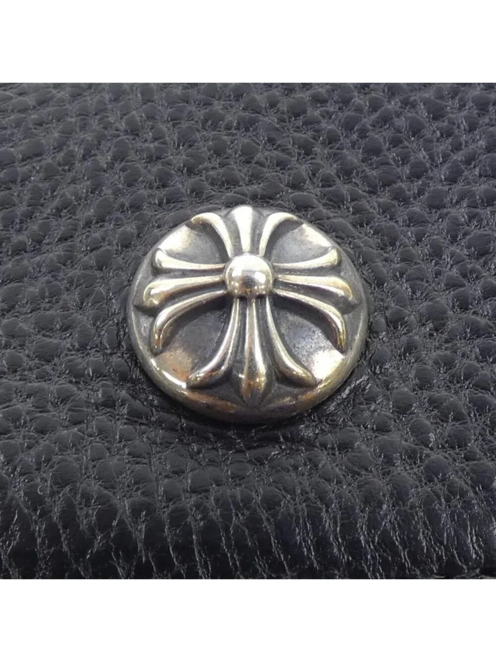 Chrome Hearts Wave Cross Btn Button 304 Wallet